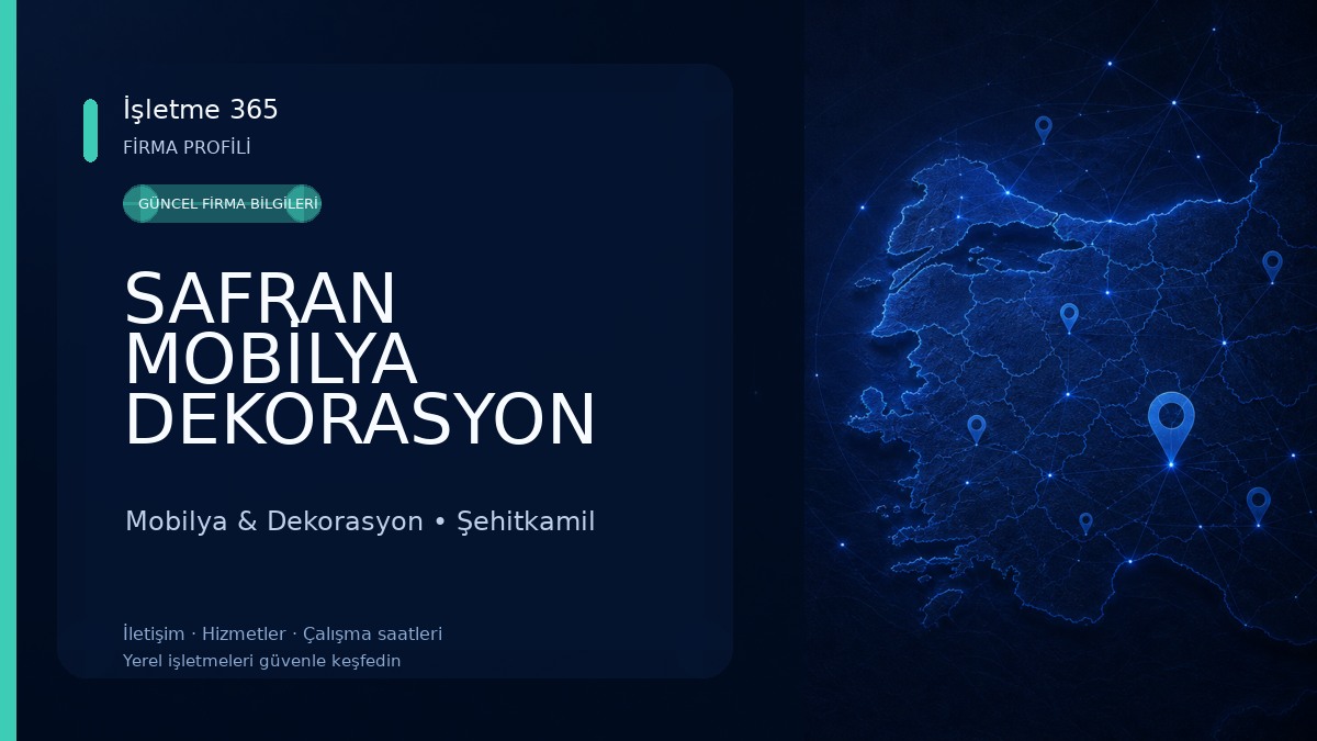 SAFRAN MOBİLYA DEKORASYON Mobilya & Dekorasyon