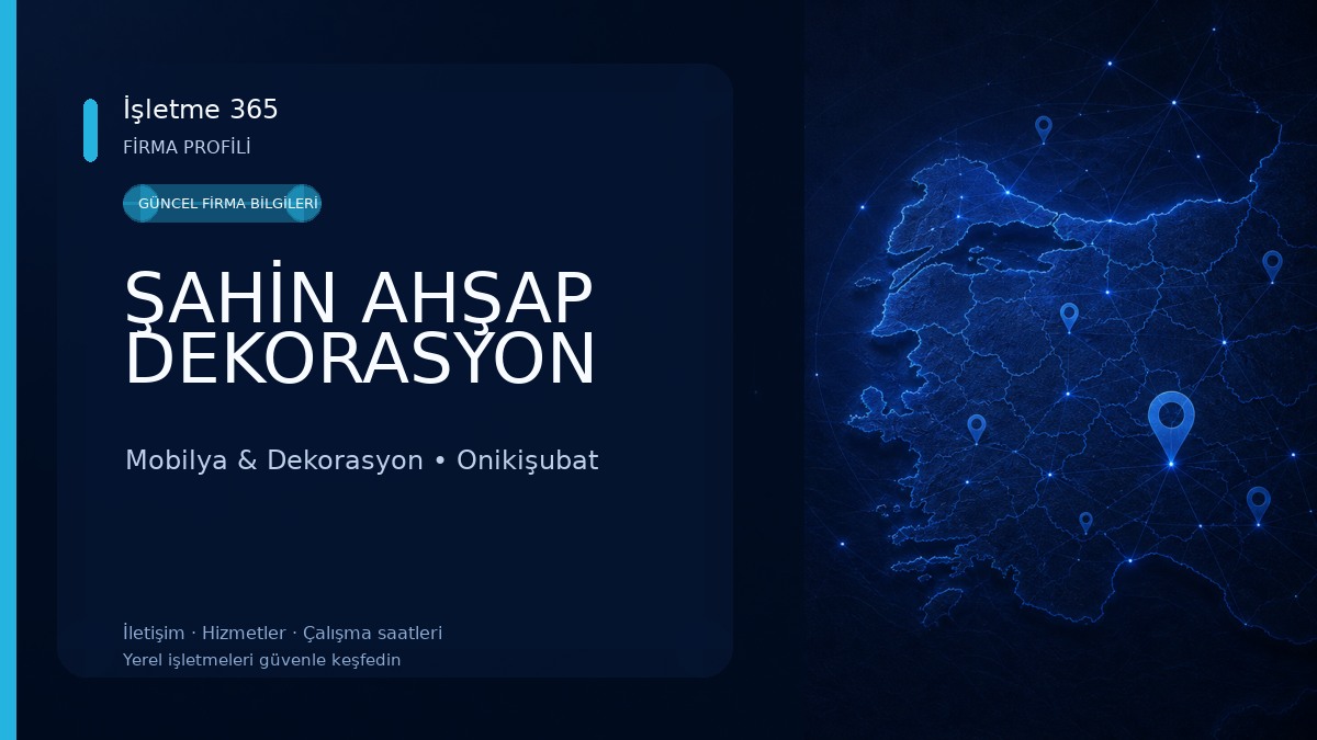 ŞAHİN AHŞAP DEKORASYON