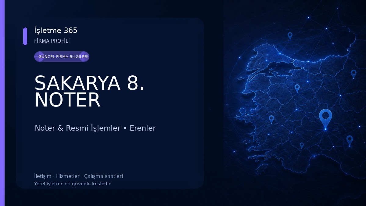 SAKARYA 8. NOTER 