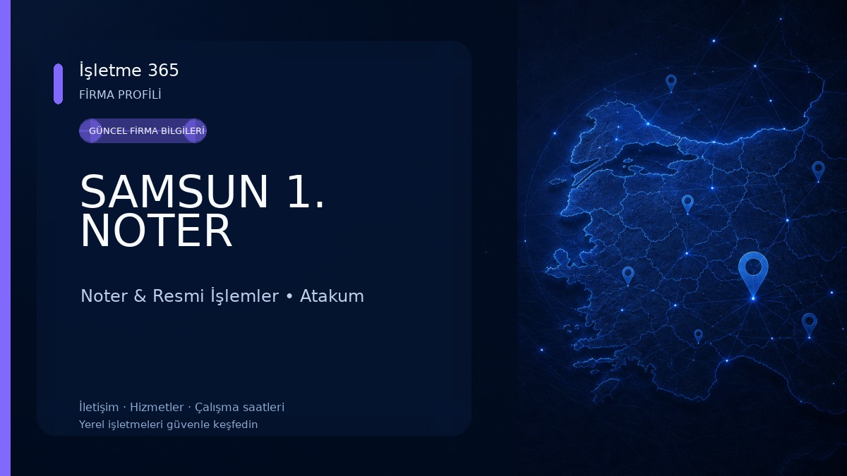 SAMSUN 1. NOTER