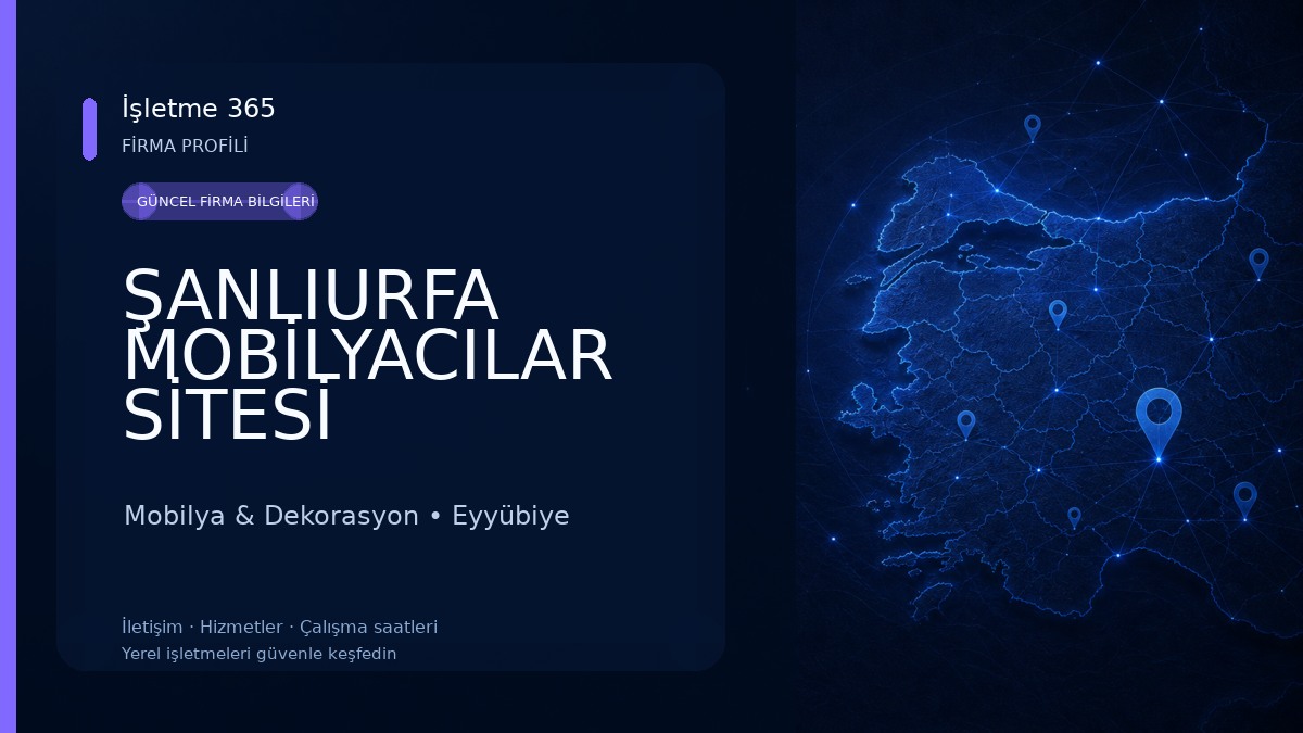 ŞANLIURFA MOBİLYACILAR SİTESİ