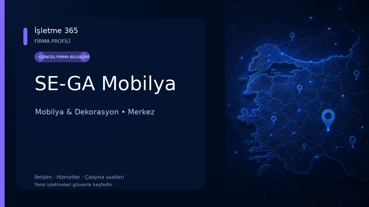 SE-GA Mobilya Mobilya & Dekorasyon