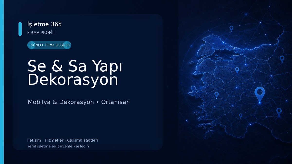 Se & Sa Yapı Dekorasyon