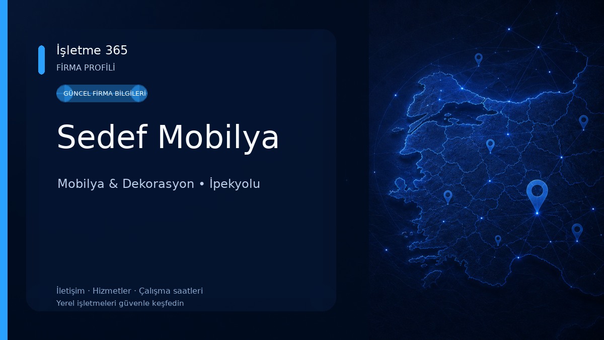 Sedef Mobilya Mobilya & Dekorasyon