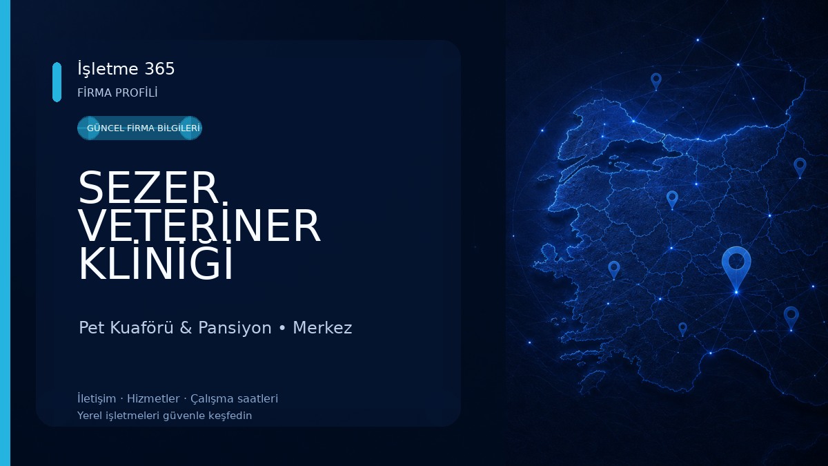 SEZER VETERİNER KLİNİĞİ 