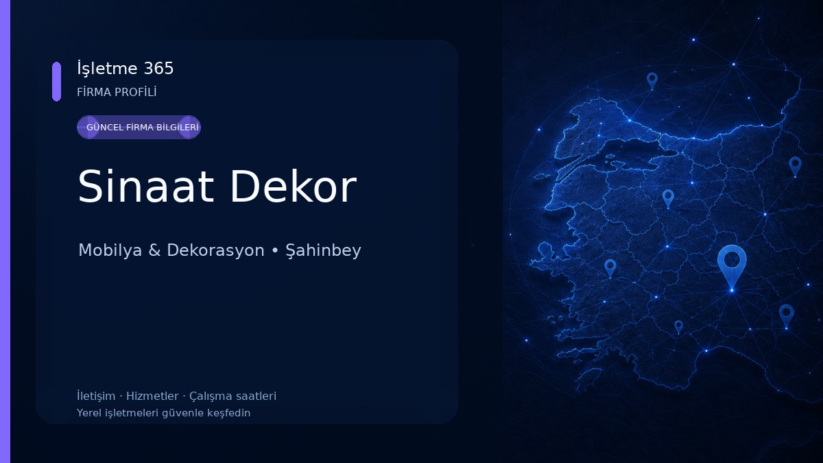 Sinaat Dekor 