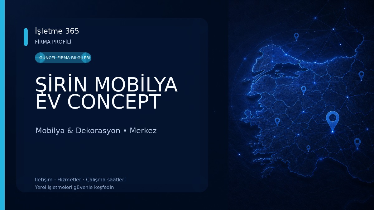 ŞİRİN MOBİLYA EV CONCEPT