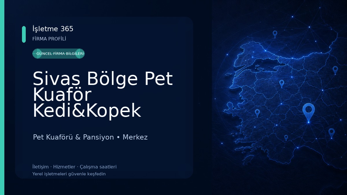 Sivas Bölge Pet Kuaför Kedi&Kopek Kuaförü Pet Kuaförü & Pansiyon