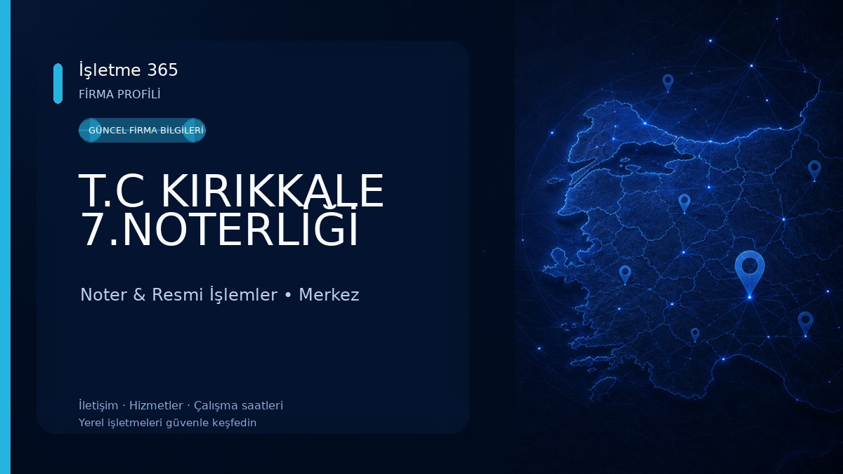 T.C KIRIKKALE 7.NOTERLİĞİ 