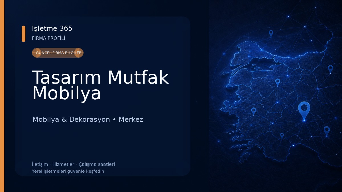 Tasarım Mutfak Mobilya Mobilya & Dekorasyon