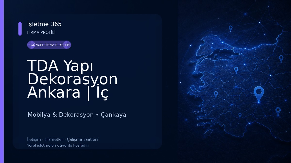 TDA Yapı Dekorasyon Ankara | İç Mimari | Ev Tadilatı | Ofis Tadilatı | Villa Tadilatı Mobilya & Dekorasyon