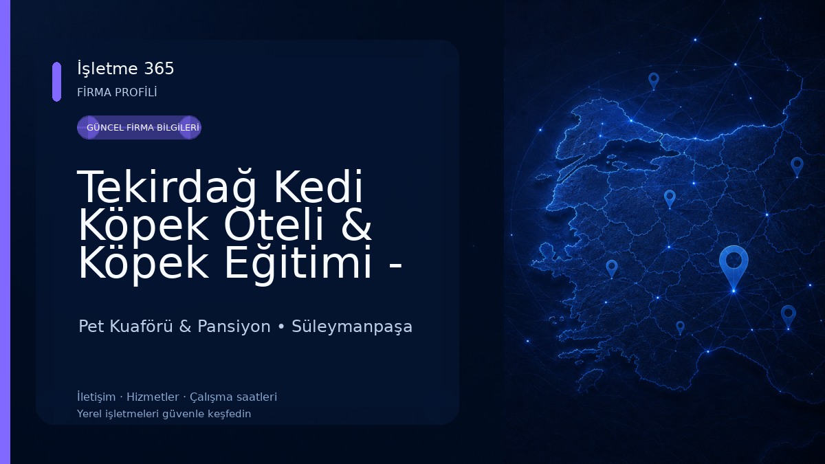 Tekirdağ Kedi Köpek Oteli & Köpek Eğitimi - Sultan Pet Shop