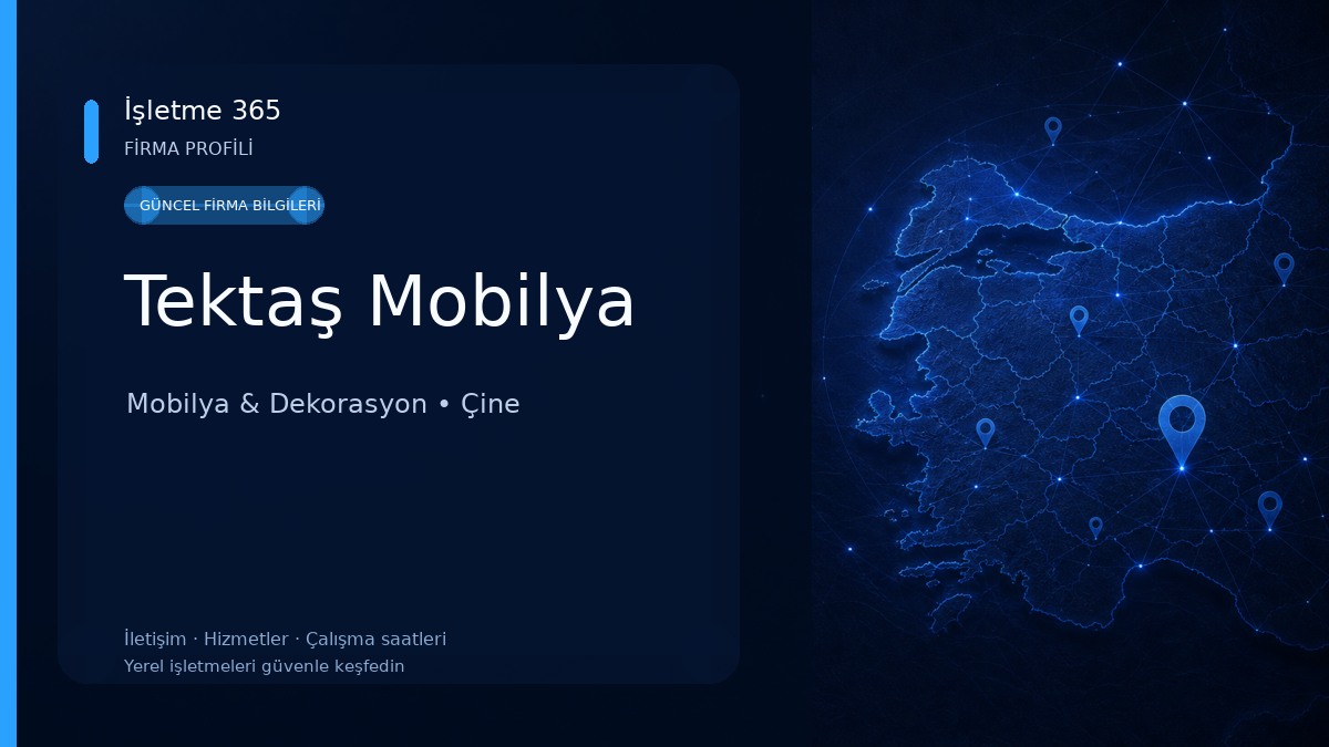 Tektaş Mobilya Mobilya & Dekorasyon