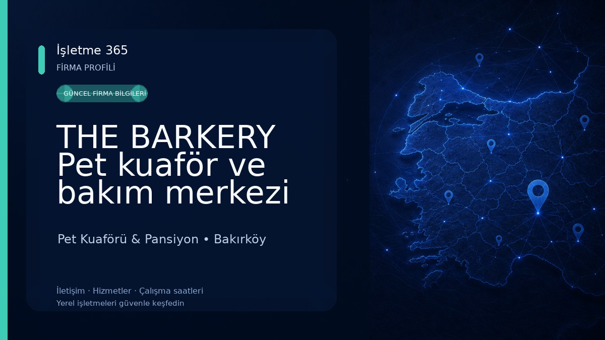 THE BARKERY Pet kuaför ve bakım merkezi Pet Kuaförü & Pansiyon