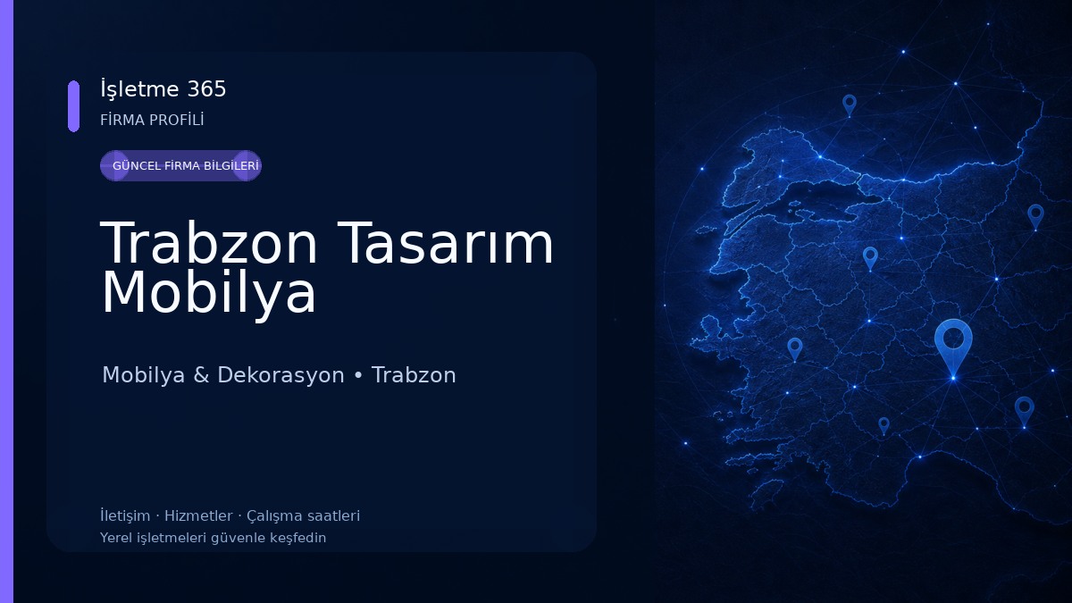Trabzon Tasarım Mobilya