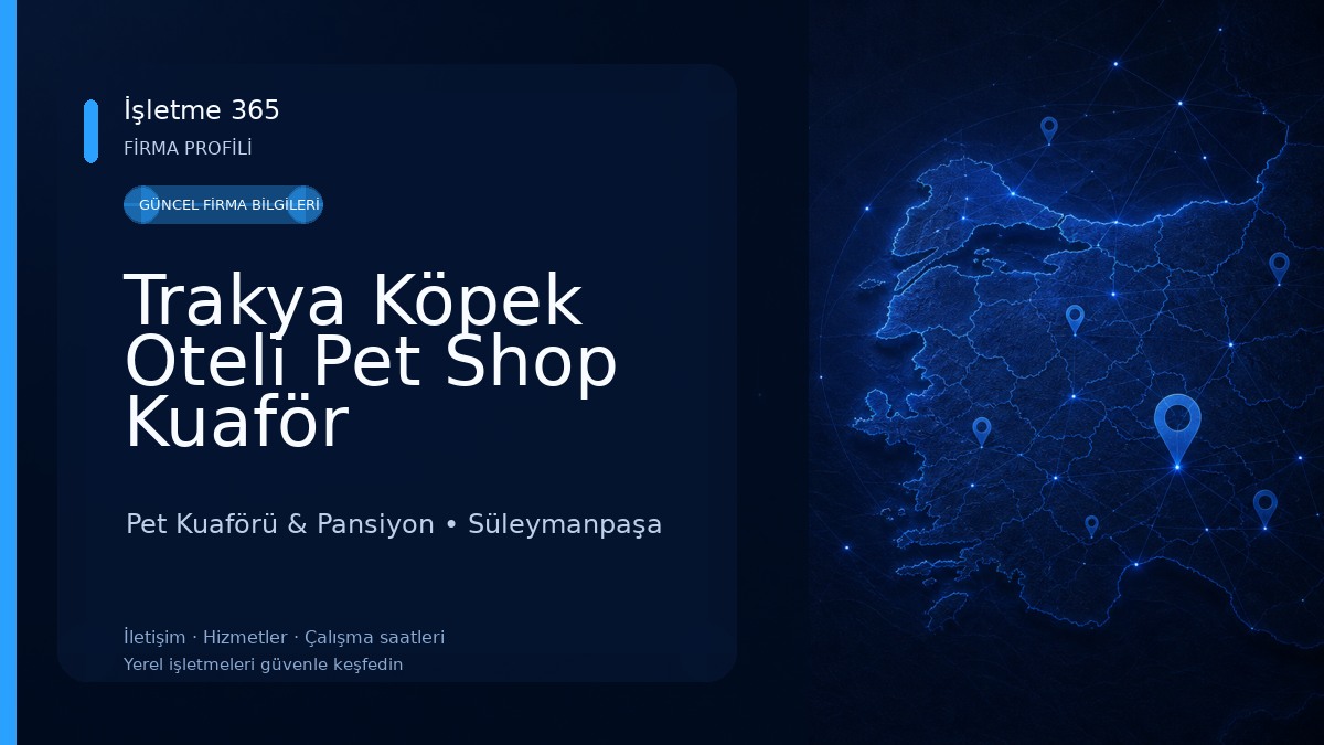 Trakya Köpek Oteli Pet Shop Kuaför 