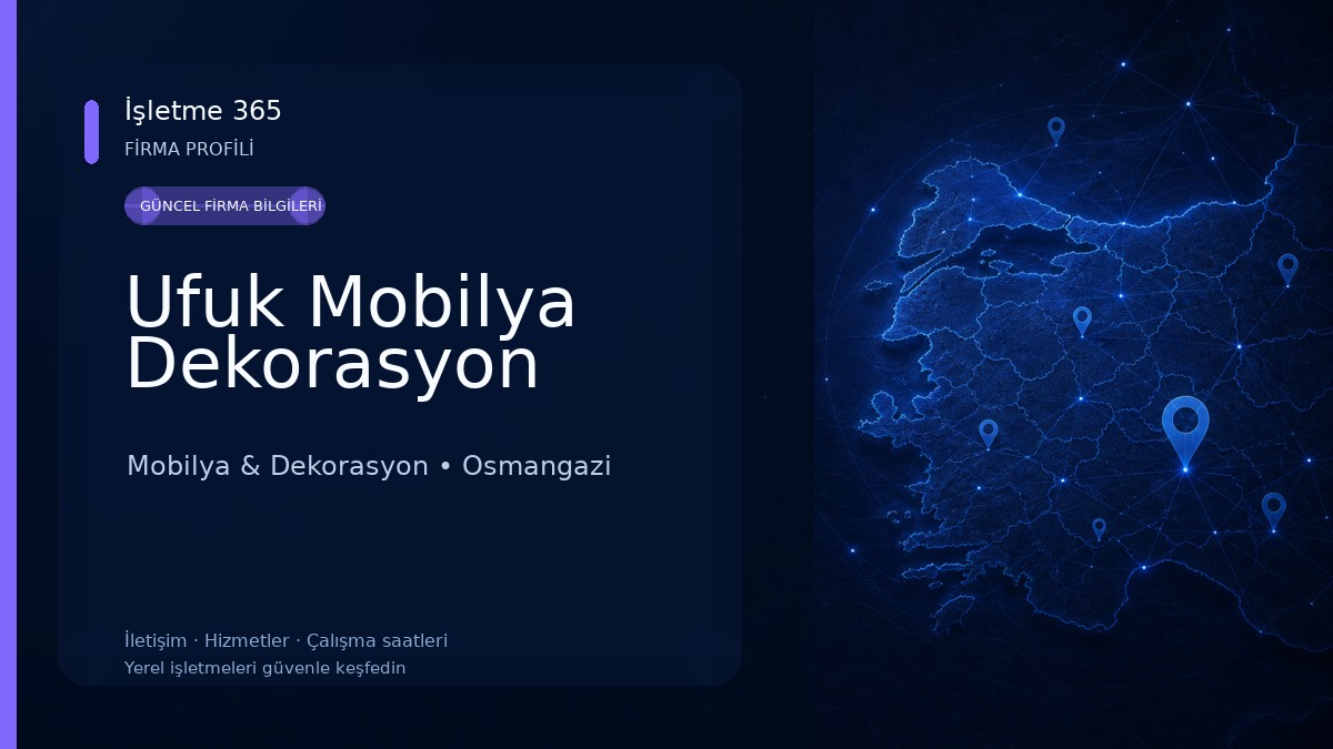 Ufuk Mobilya Dekorasyon Mobilya & Dekorasyon