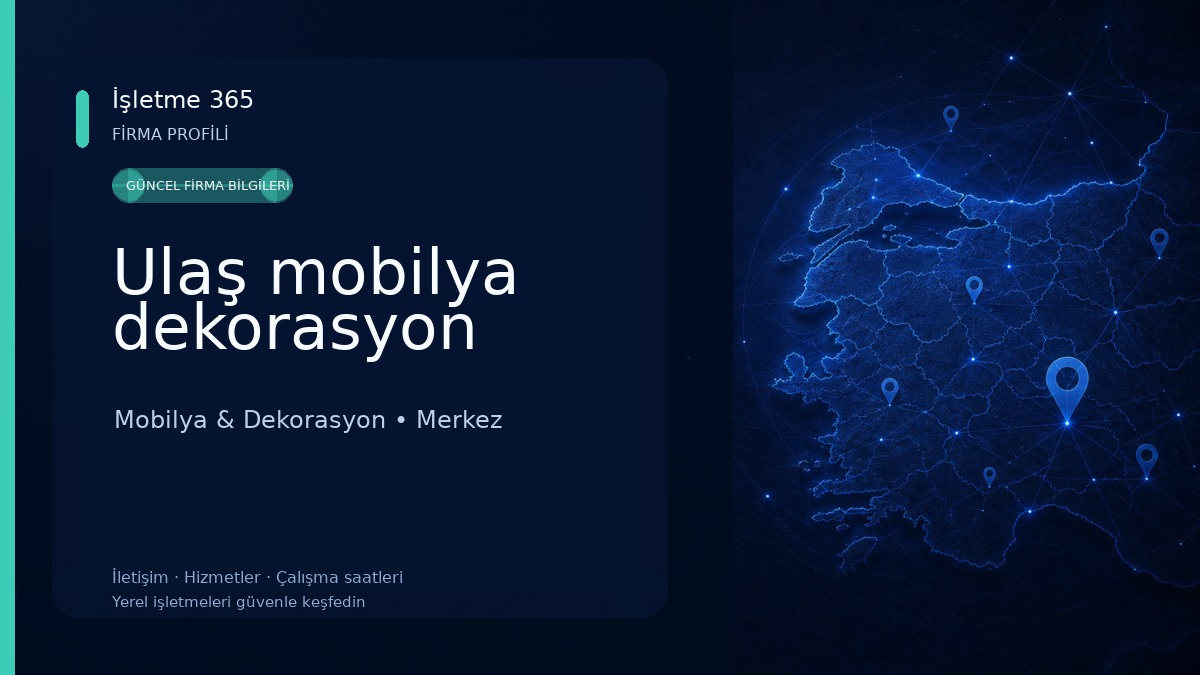 Ulaş mobilya dekorasyon Mobilya & Dekorasyon