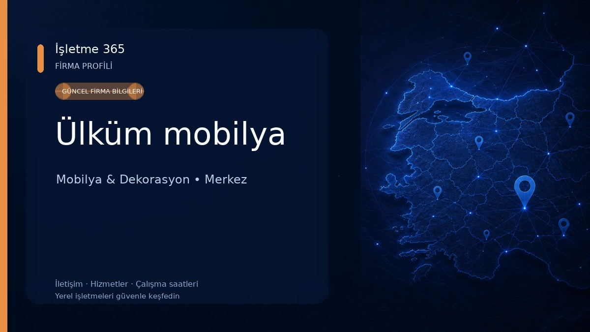 Ülküm mobilya 
