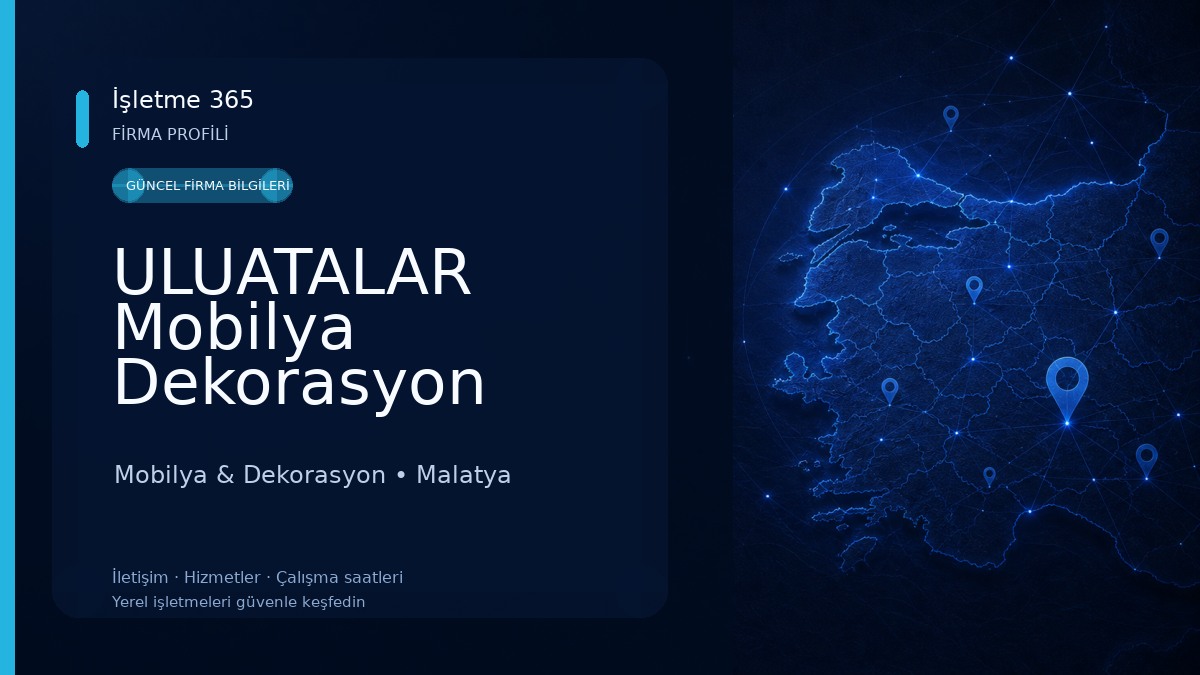 ULUATALAR Mobilya Dekorasyon Minber ve Ahşap Doğrama Atölyesi