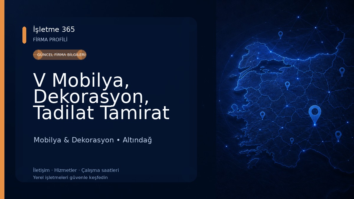 V Mobilya, Dekorasyon, Tadilat Tamirat Mobilya & Dekorasyon