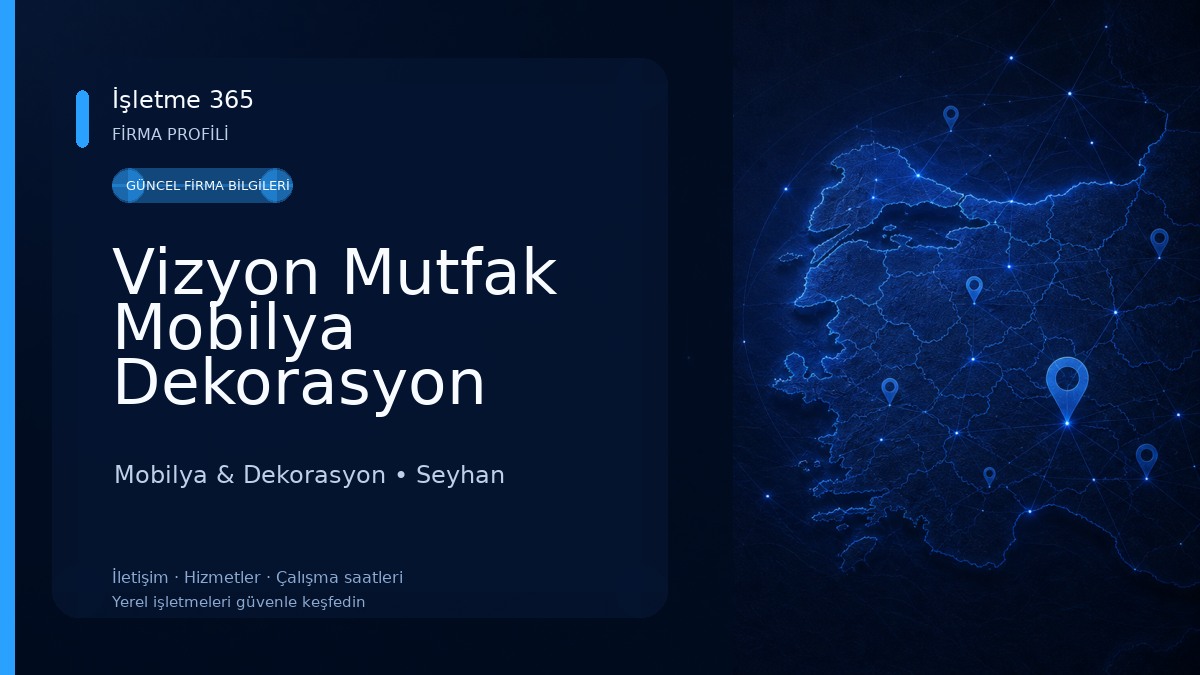 Vizyon Mutfak Mobilya Dekorasyon