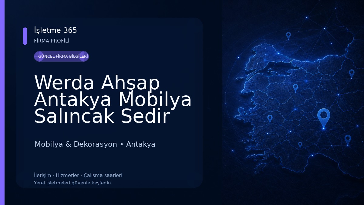 Werda Ahşap Antakya Mobilya Salıncak Sedir Ahşap Dekorasyon ve Kündekâri restorasyon Mobilya & Dekorasyon