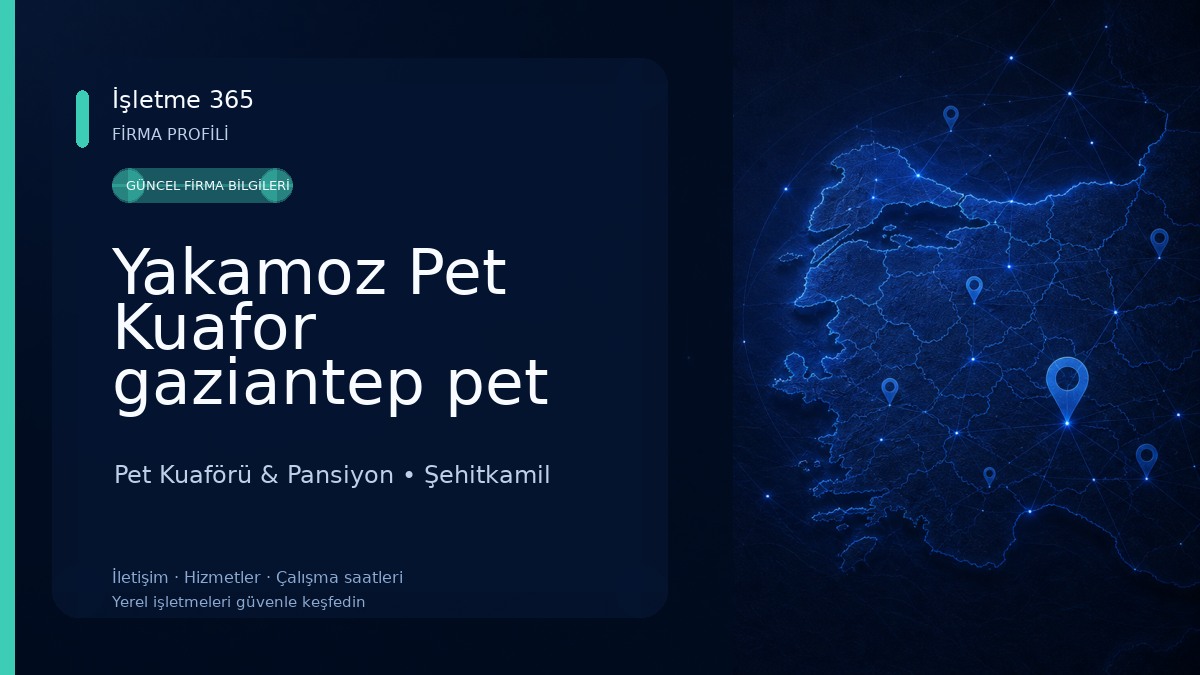 Yakamoz Pet Kuafor gaziantep pet shop Pet Kuaförü & Pansiyon