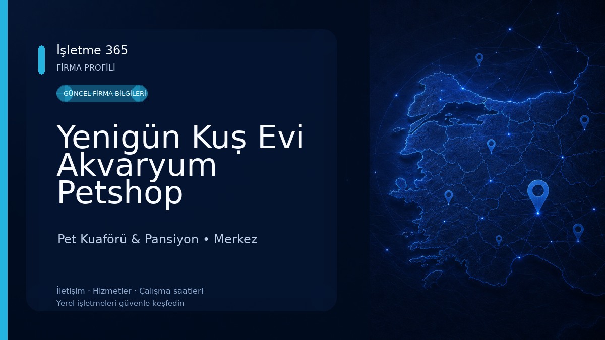 Yenigün Kuṣ Evi Akvaryum Petshop 