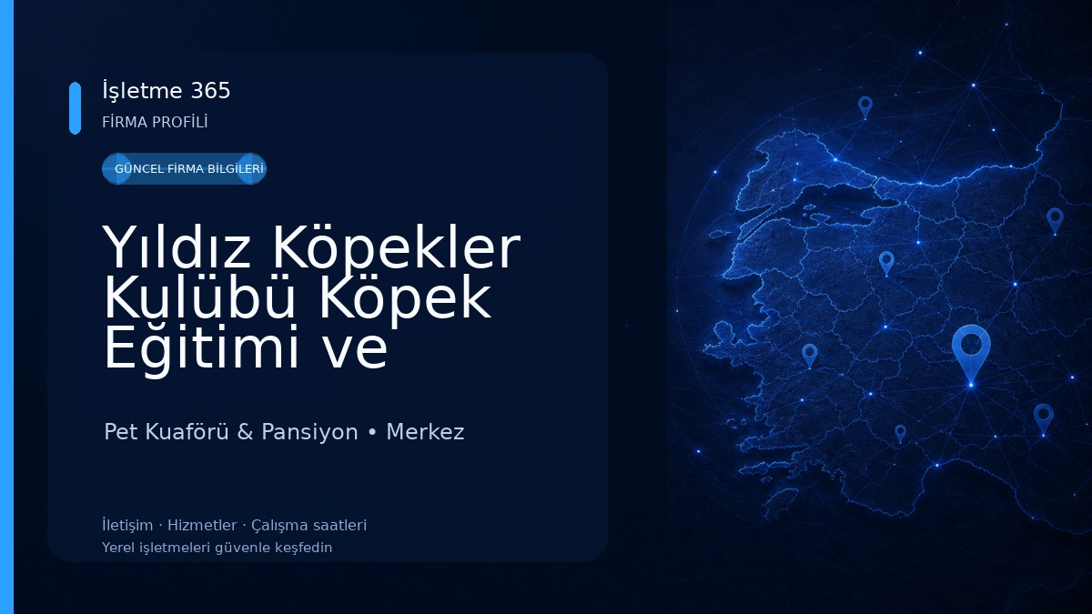 Yıldız Köpekler Kulübü Köpek Eğitimi ve Pansiyonu 