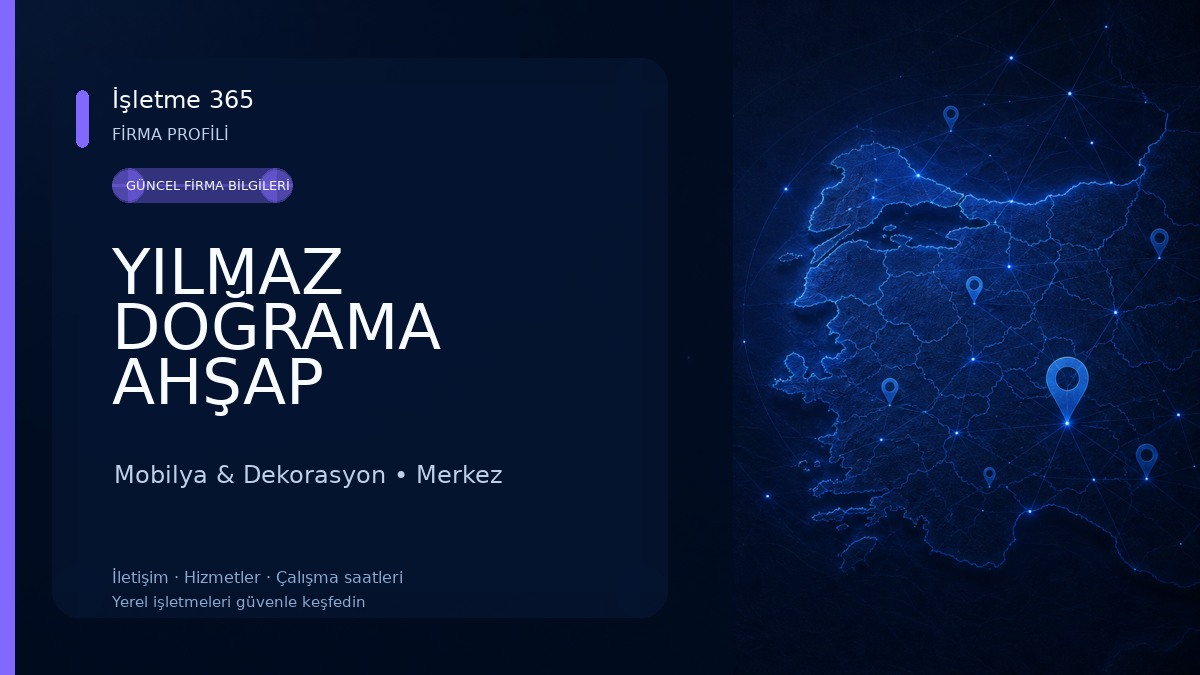 YILMAZ DOĞRAMA AHŞAP DEKORASYON Mobilya & Dekorasyon