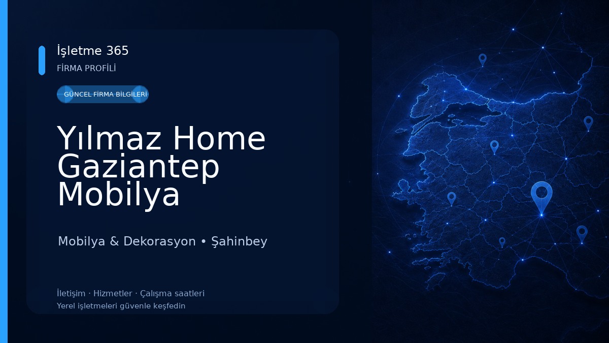 Yılmaz Home Gaziantep Mobilya