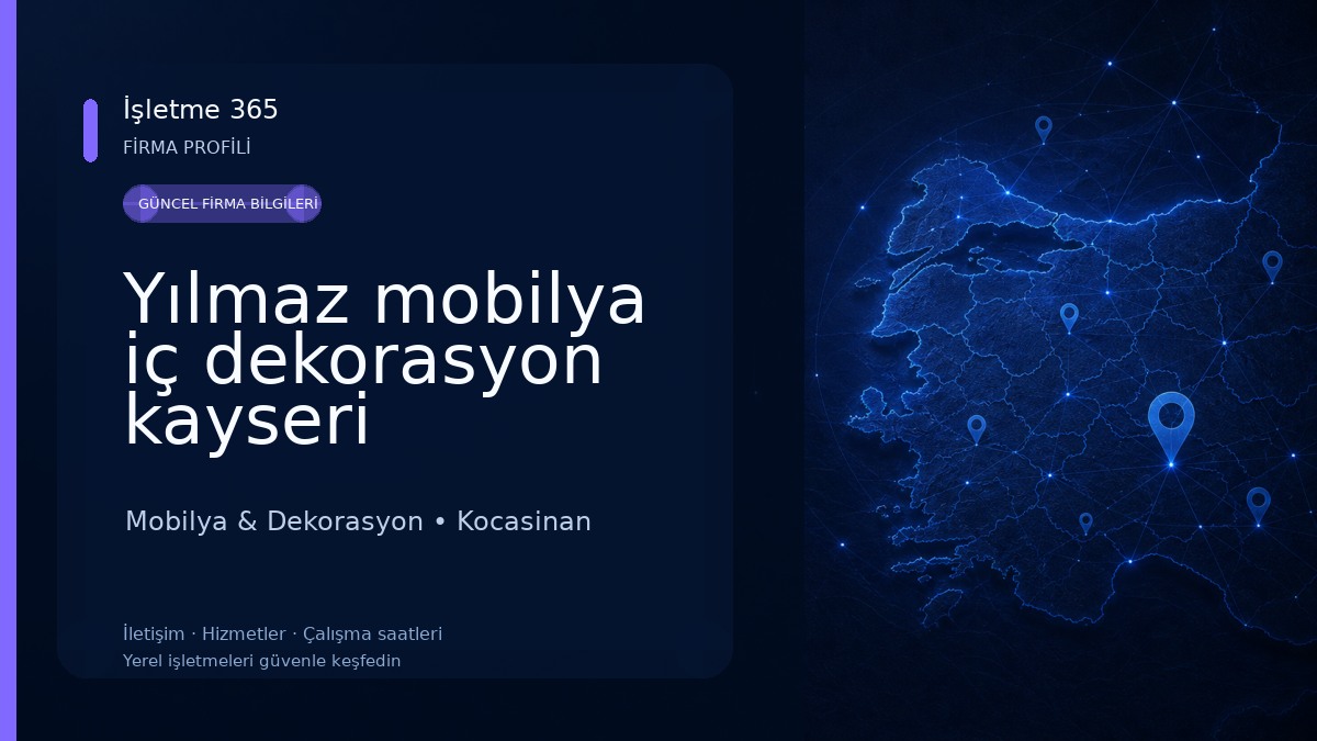 Yılmaz mobilya iç dekorasyon kayseri Mobilya & Dekorasyon