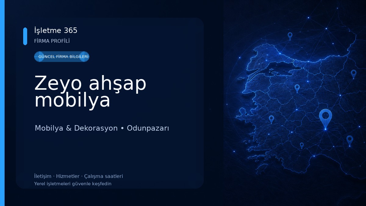 Zeyo ahşap mobilya Mobilya & Dekorasyon